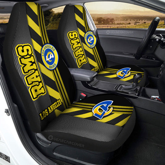 Los Angeles Rams Car Seat Covers Custom Car Accessories - Gearcarcover - 2