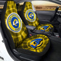 Los Angeles Rams Car Seat Covers Custom Tie Dye Car Accessories - Gearcarcover - 2