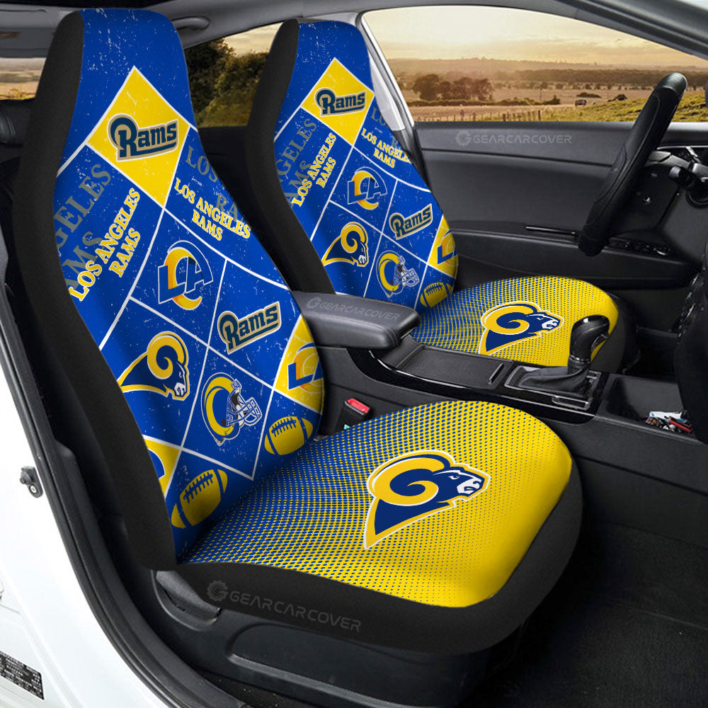 Patsy Rams Car Los Angeles Rams Car Seat Covers Sporty Team Collection