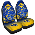 Los Angeles Rams Car Seat Covers Sporty Team Collection - Gearcarcover - 3