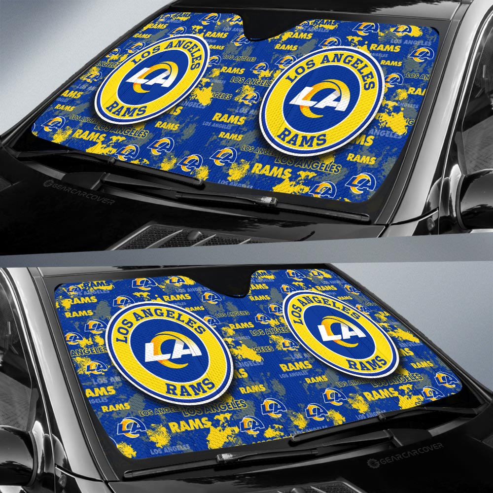 Los Angeles Rams Car Sunshade Custom Car Accessories - Gearcarcover - 2