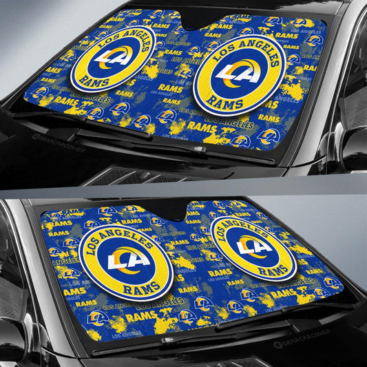 Los Angeles Rams Car Sunshade Custom Car Accessories - Gearcarcover - 2