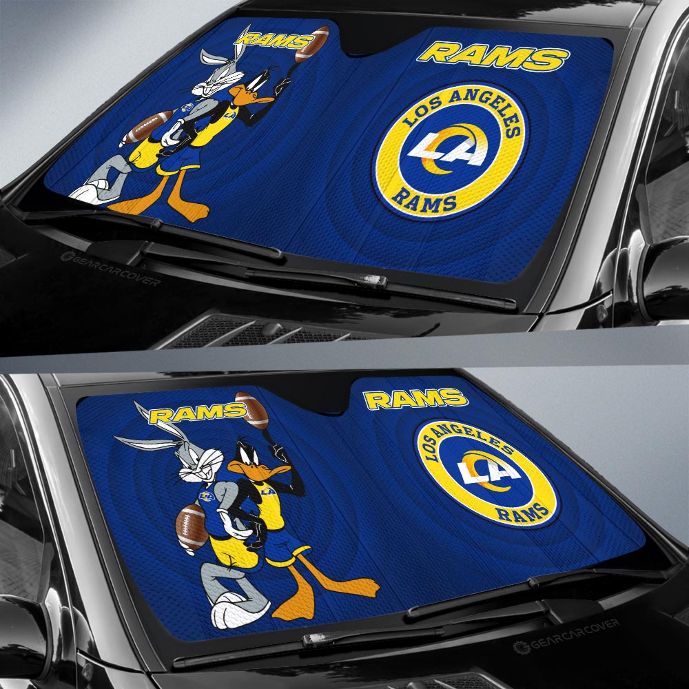 Los Angeles Rams Car Sunshade Custom Car Accessories - Gearcarcover - 2