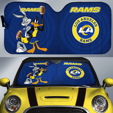 Los Angeles Rams Car Sunshade Custom Car Accessories - Gearcarcover - 1