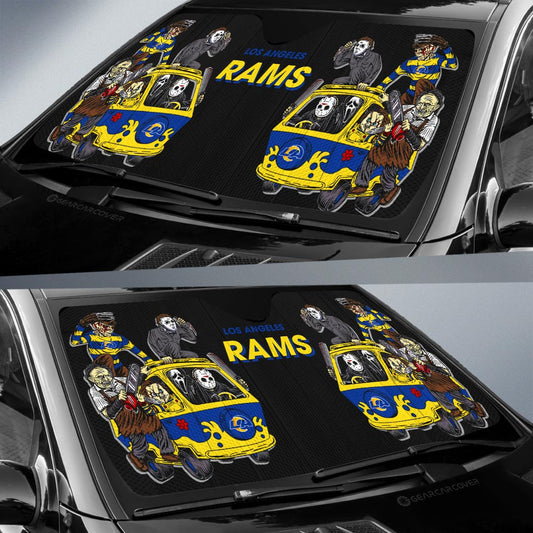 Los Angeles Rams Car Sunshade Custom Car Accessories - Gearcarcover - 2