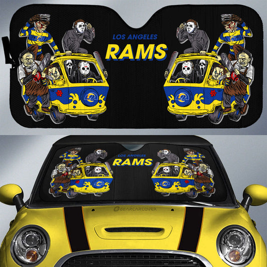 Los Angeles Rams Car Sunshade Custom Car Accessories - Gearcarcover - 1