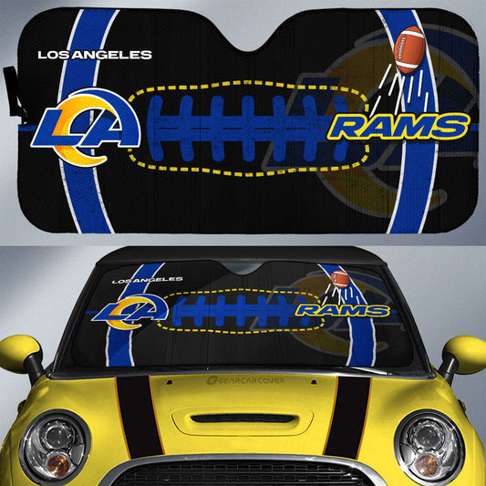 Los Angeles Rams Car Sunshade Custom Car Accessories - Gearcarcover - 1