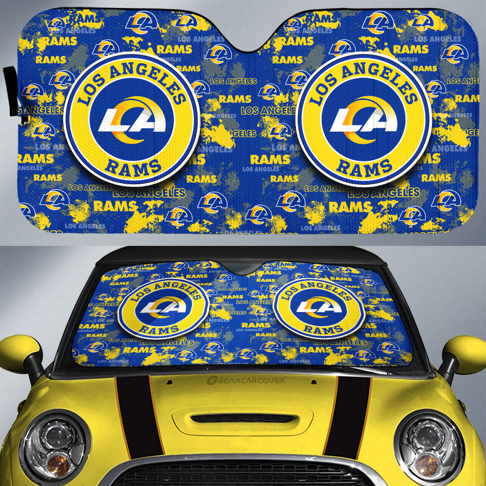 Los Angeles Rams Car Sunshade Custom Car Accessories - Gearcarcover - 1