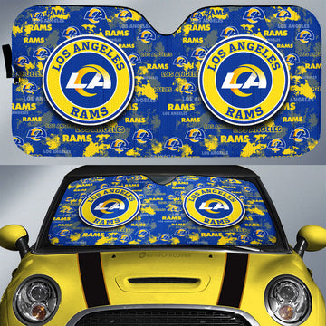 Los Angeles Rams Car Sunshade Custom Car Accessories - Gearcarcover - 1