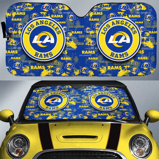 Los Angeles Rams Car Sunshade Custom Car Accessories - Gearcarcover - 1
