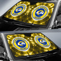 Los Angeles Rams Car Sunshade Custom Tie Dye Car Accessories - Gearcarcover - 2