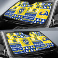 Los Angeles Rams Car Sunshade Custom Ugly Style Car Accessories - Gearcarcover - 2