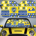 Los Angeles Rams Car Sunshade Custom Ugly Style Car Accessories - Gearcarcover - 1