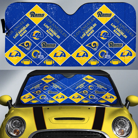 Los Angeles Rams Car Sunshade Sporty Team Collection - Gearcarcover - 1