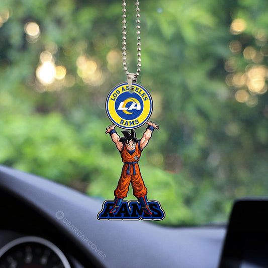 Los Angeles Rams Ornament Goku Car Accessories - Gearcarcover - 2