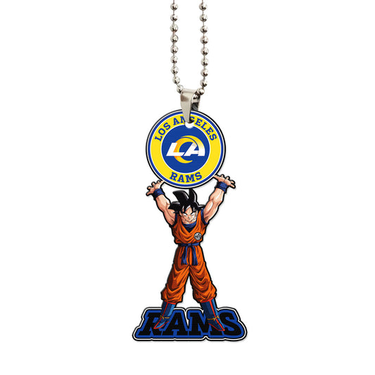 Los Angeles Rams Ornament Goku Car Accessories - Gearcarcover - 1