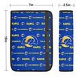 Los Angeles Rams Seat Belt Covers Sporty Team Collection - Gearcarcover - 1