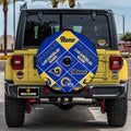 Los Angeles Rams Spare Tire Covers Camera Hole Sporty Team Collection - Gearcarcover - 2