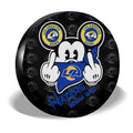 Los Angeles Rams Spare Tire Covers Custom Car Accessories - Gearcarcover - 3