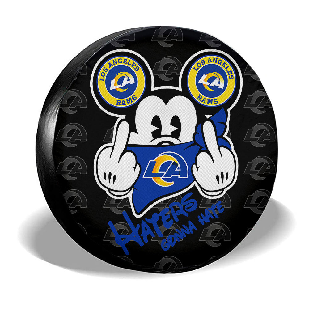 Los Angeles Rams Spare Tire Covers Custom Car Accessories - Gearcarcover - 3