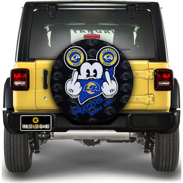 Los Angeles Rams Spare Tire Covers Custom Car Accessories - Gearcarcover - 1