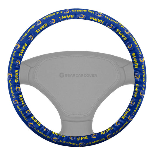 Los Angeles Rams Steering Wheel Cover Sporty Team Collection - Gearcarcover - 2