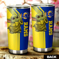 Los Angeles Rams Tumbler Cup Custom Car Accessories - Gearcarcover - 2