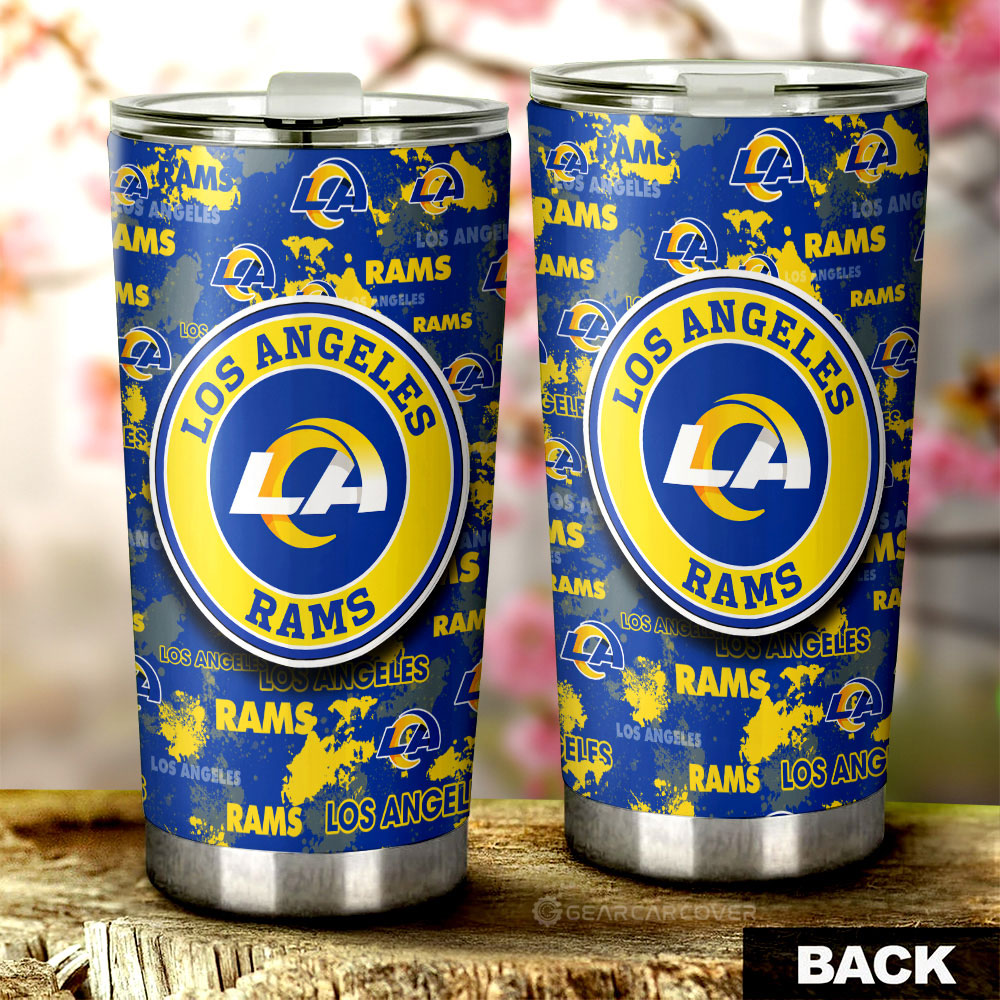 Los Angeles Rams Tumbler Cup Custom Car Accessories - Gearcarcover - 2