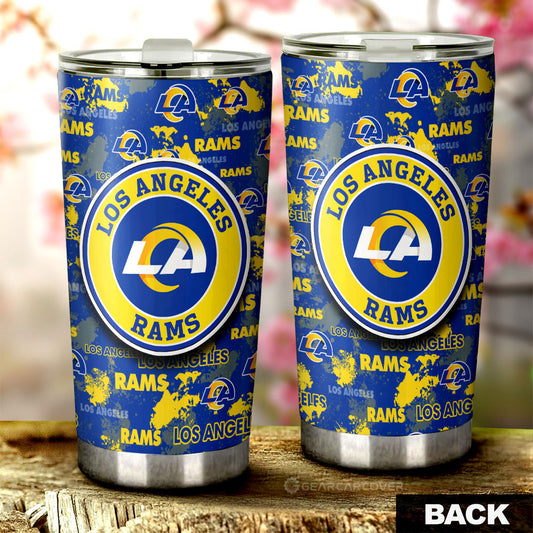 Los Angeles Rams Tumbler Cup Custom Car Accessories - Gearcarcover - 2