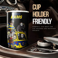 Los Angeles Rams Tumbler Cup Custom Car Accessories - Gearcarcover - 3