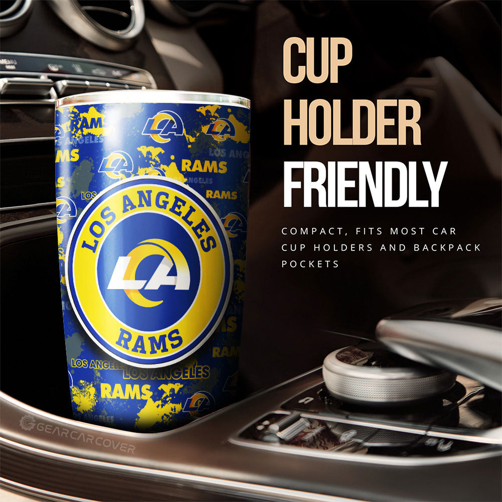 Los Angeles Rams Tumbler Cup Custom Car Accessories - Gearcarcover - 3