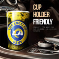 Los Angeles Rams Tumbler Cup Custom Car Accessories - Gearcarcover - 3