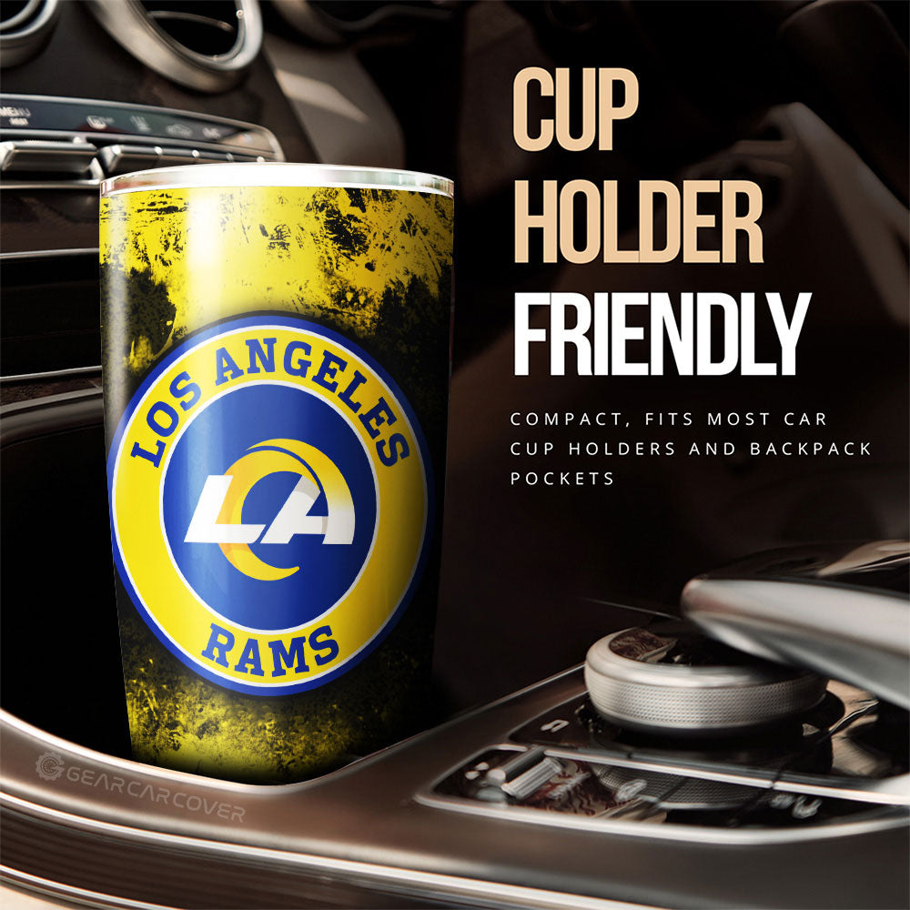 Los Angeles Rams Tumbler Cup Custom Car Accessories - Gearcarcover - 3