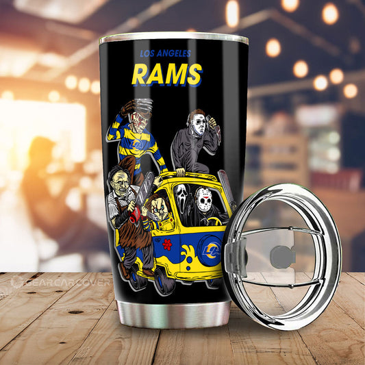 Los Angeles Rams Tumbler Cup Custom Car Accessories - Gearcarcover - 1