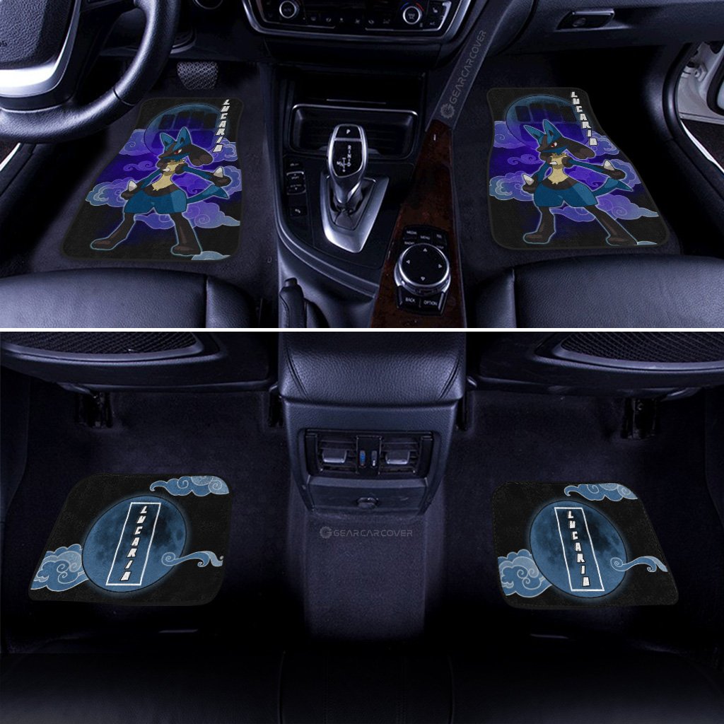 Lucario Car Floor Mats Custom Car Accessories For Fans - Gearcarcover - 3