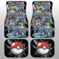Lucario Car Floor Mats Custom Car Accessories For Fans - Gearcarcover - 1