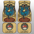 Lucario Car Floor Mats Custom Car Interior Accessories - Gearcarcover - 1