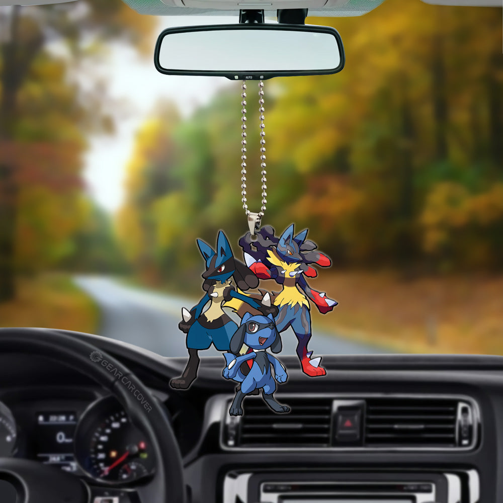 Lucario Ornament Custom Pokemon Evolution Car Accessories - Gearcarcover - 3