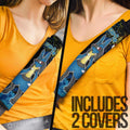 Lucario Seat Belt Covers Custom Tie Dye Style Car Accessories - Gearcarcover - 3