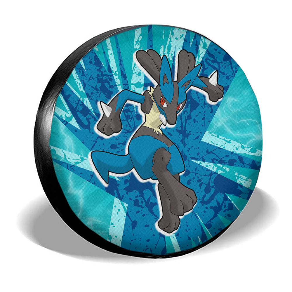 Lucario Spare Tire Cover Custom Anime For Fans - Gearcarcover - 3