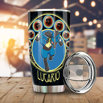 Lucario Tumbler Cup Custom Anime - Gearcarcover - 1