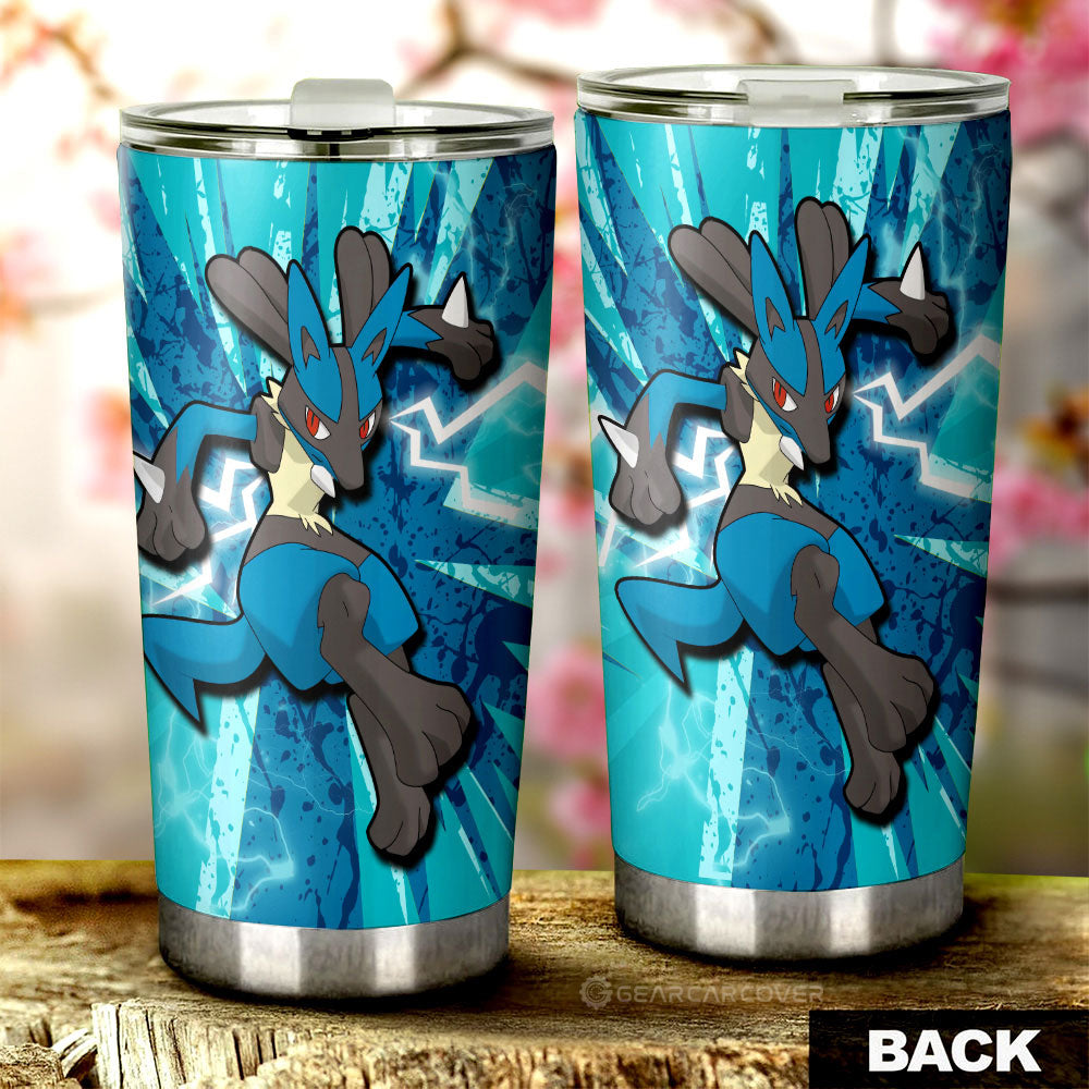 Lucario Tumbler Cup Custom Car Interior Accessories - Gearcarcover - 3