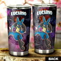 Lucario Tumbler Cup Custom Galaxy Manga Style - Gearcarcover - 3