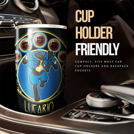 Lucario Tumbler Cup Custom - Gearcarcover - 2