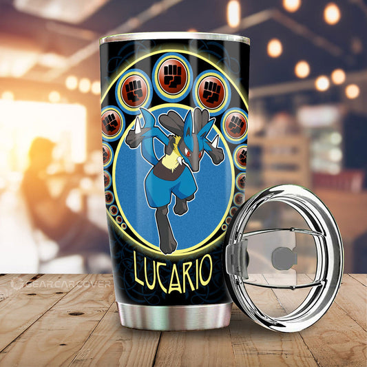 Lucario Tumbler Cup Custom - Gearcarcover - 1