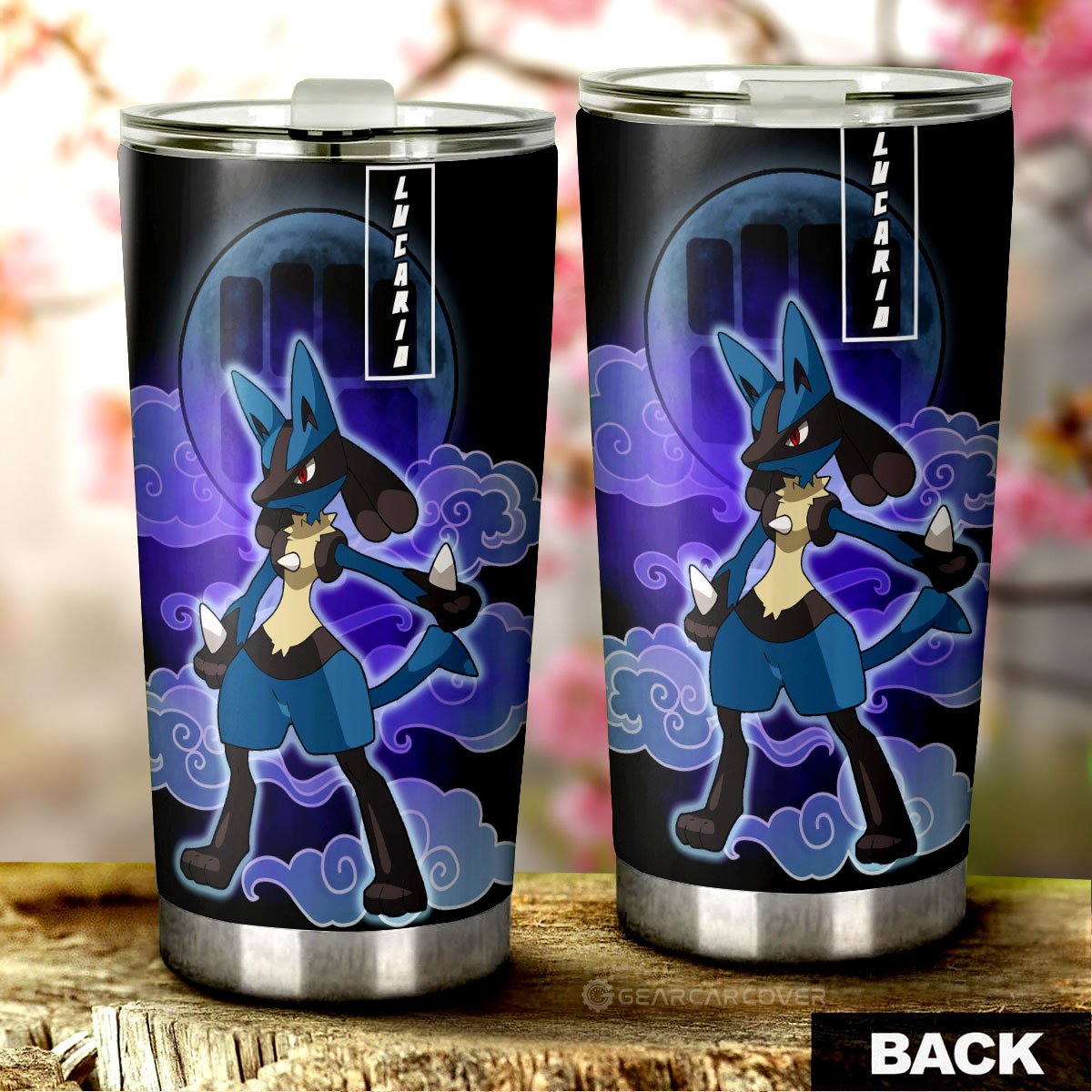 Lucario Tumbler Cup Custom - Gearcarcover - 3