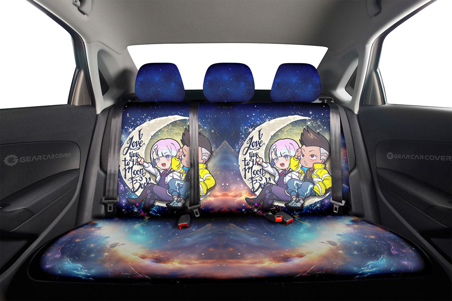 Lucy And David Car Back Seat Covers Custom Car Accessories - Gearcarcover - 2