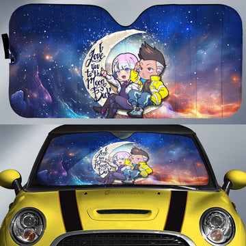Lucy And David Car Sunshade Custom Car Accessories - Gearcarcover - 1
