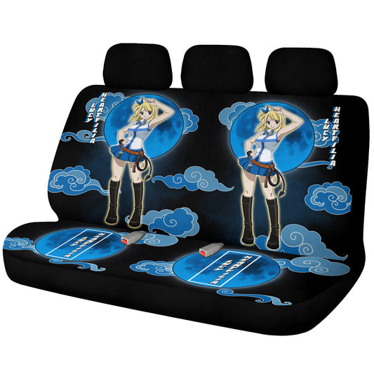 Lucy Heartfilia Car Back Seat Covers Custom Car Accessories - Gearcarcover - 1