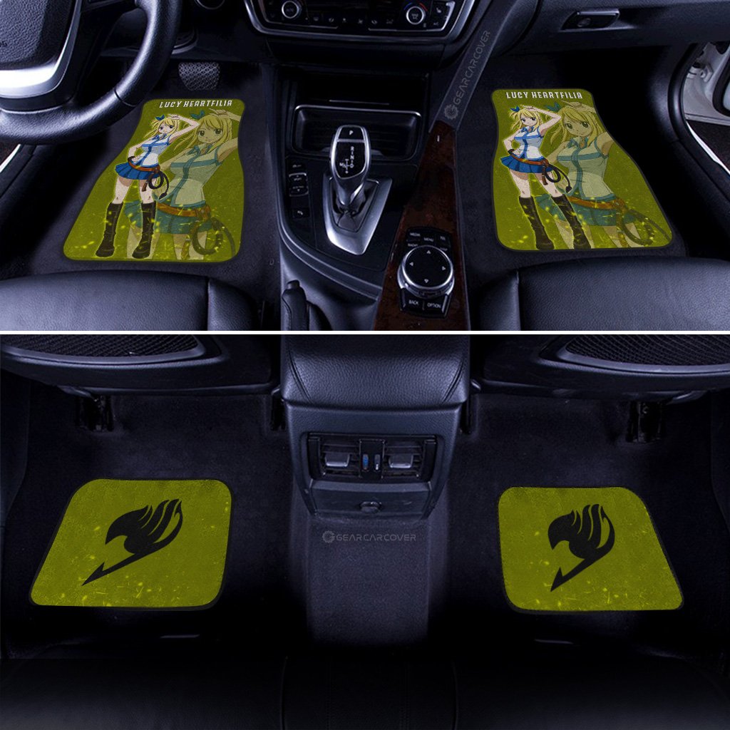 Lucy Heartfilia Car Floor Mats Custom - Gearcarcover - 3